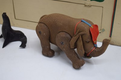 Lot 407 - Esme McLaren - Exhibition toy circus and animals, circa 1962