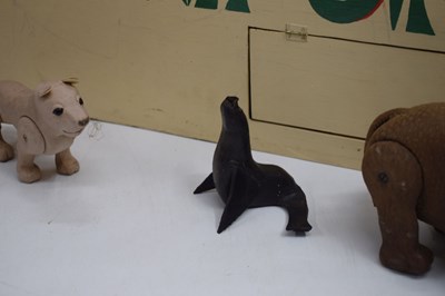 Lot 407 - Esme McLaren - Exhibition toy circus and animals, circa 1962