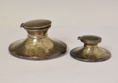 Lot 180 - Two capstan inkwells