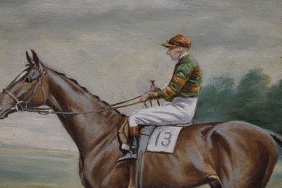 Lot 16 - Algernon Thompson (1880-1944) - Oil on canvas - Bahram, a racehorse