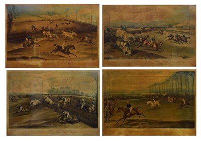 Lot 595 - George and Charles Hunt after F. C. Turner, 'Vale of Aylesbury Steeple Chase