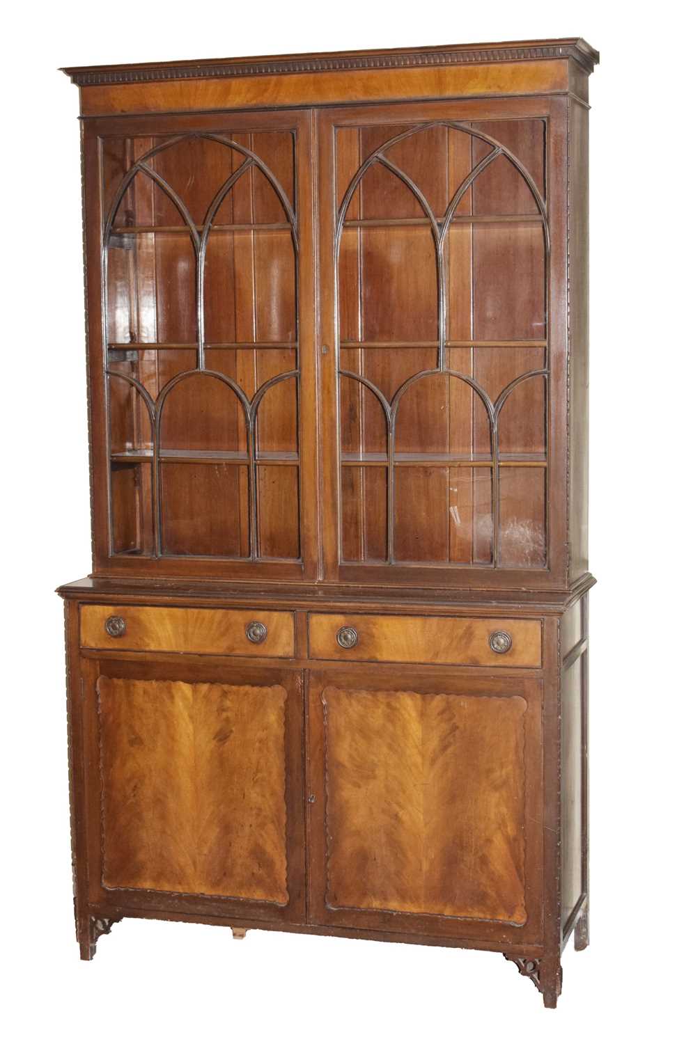 Lot 621 - Glass front display cabinet