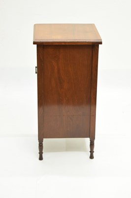 Lot 632 - Mahogany bedside cabinet