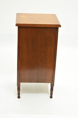 Lot 632 - Mahogany bedside cabinet