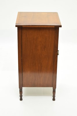 Lot 632 - Mahogany bedside cabinet