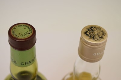 Lot 732 - Green Chartreuse  96° proof, and Yellow Chartreuse 75° proof