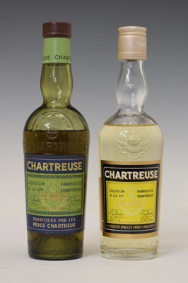 Lot 732 - Green Chartreuse  96° proof, and Yellow Chartreuse 75° proof