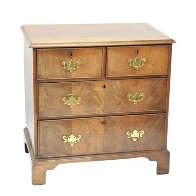 Lot 842 - George III mahogany chest of drawers