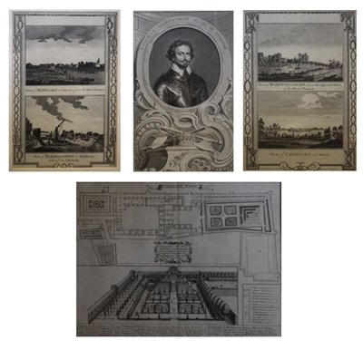 Lot 527 - Group of engravings - Thames views etc