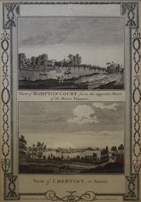Lot 527 - Group of engravings - Thames views etc