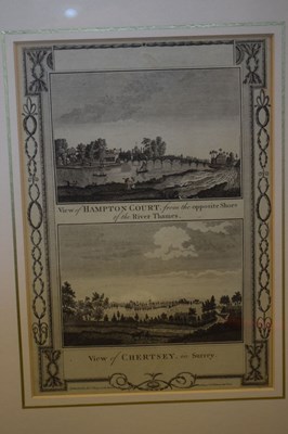 Lot 527 - Group of engravings - Thames views etc