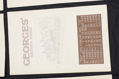 Lot 220 - Collection of Georges' Beers calendar artwork