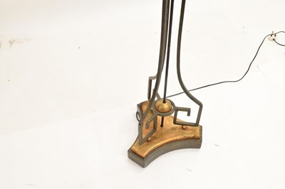 Lot 289 - Reproduction Art Deco standard lamp