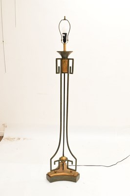 Lot 289 - Reproduction Art Deco standard lamp