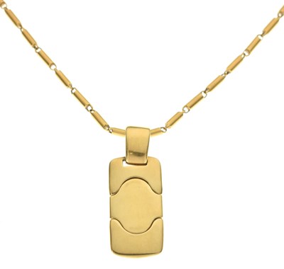 Lot 117 - Orlando Paladino Orlandini - Yellow metal necklace