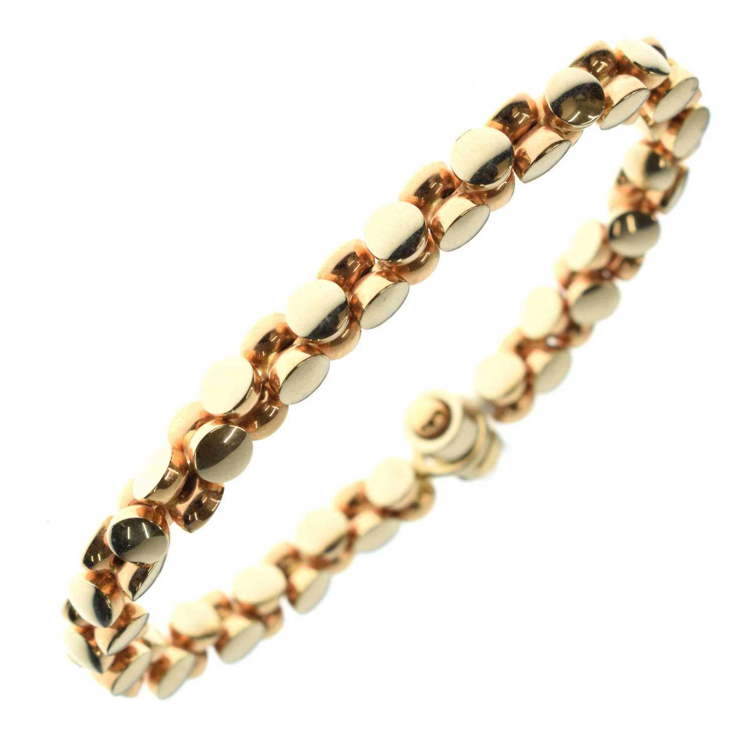 Lot 171 - Peter Wong - Italian made 18ct gold bracelet