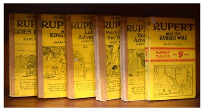 Lot 349 - Six early Rupert books