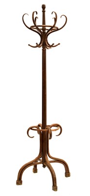 Lot 650 - Thonet-style large bentwood coat/hall stand