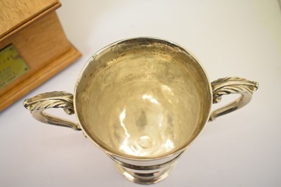 Lot 244 - Peter and Ann Bateman - George III silver twin-handled pedestal loving cup