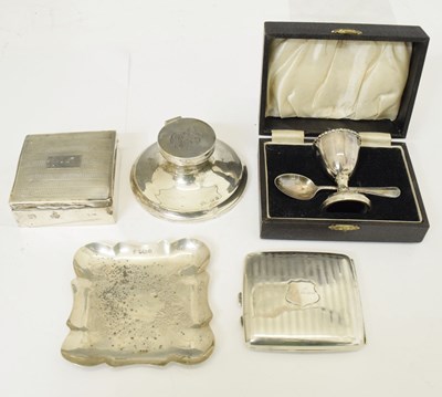 Lot 105 - Quantity of silver items