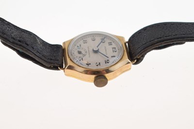 Lot 85 - Derrick - Lady's 9ct gold cased cocktail watch