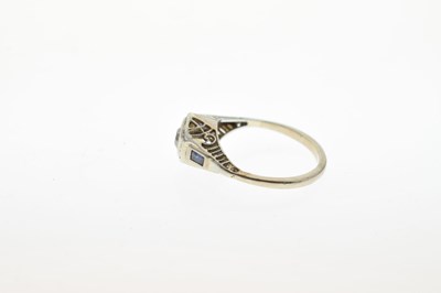 Lot 5 - Art Deco-style diamond single stone ring