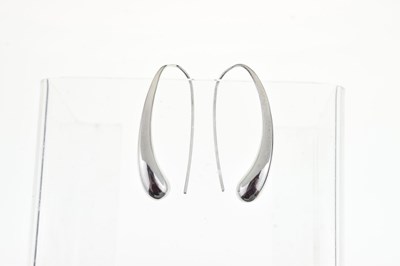 Lot 181 - Tiffany silver 'pod' earrings