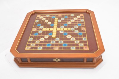 Lot 407 - Franklin Mint - 'The Classic Collector's Edition' deluxe Scrabble board