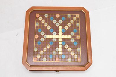 Lot 407 - Franklin Mint - 'The Classic Collector's Edition' deluxe Scrabble board