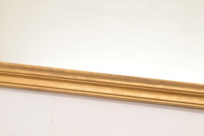 Lot 666 - Gilt overmantel mirror, circa 1900