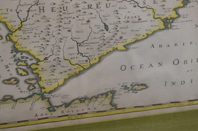 Lot 507 - Mid 17th century map of the Arabian peninsula