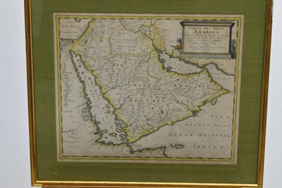 Lot 507 - Mid 17th century map of the Arabian peninsula