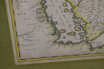 Lot 507 - Mid 17th century map of the Arabian peninsula