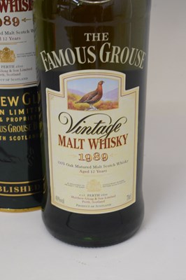 Lot 703 - Famous Grouse Vintage Single Malt Whisky, 1989, aged 12 Years