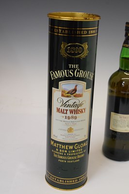 Lot 703 - Famous Grouse Vintage Single Malt Whisky, 1989, aged 12 Years