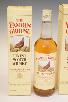 Lot 818 - Famous Grouse Finest Scotch Whisky, 3 bottles in card cases