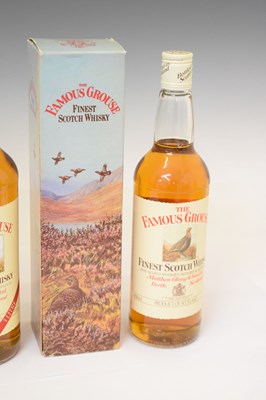 Lot 818 - Famous Grouse Finest Scotch Whisky, 3 bottles in card cases