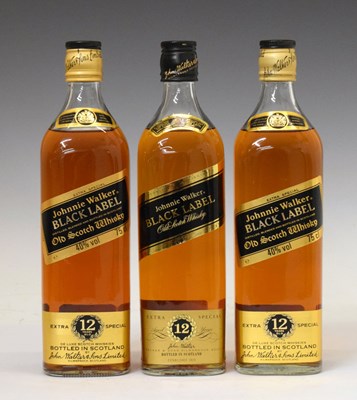 Lot 713 - Johnnie Walker 'Black Label' Old Scotch Whisky, aged 12 years, Kilmarnock