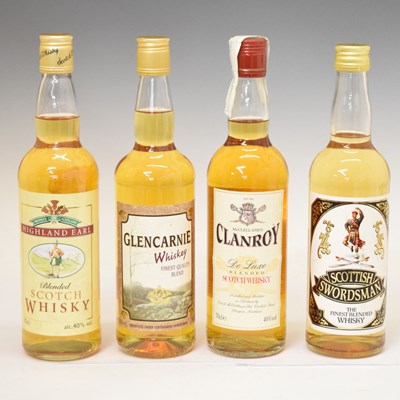 Lot 501 - Four bottles of blended whisky