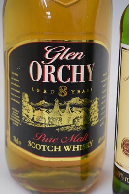 Lot 381 - Glen Orchy Scotch Whisky, Black Bush Irish Whiskey and Jameson Irish Whiskey