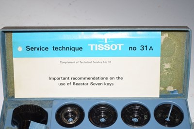 Lot 148 - Tissot - boxed set of Seastar Seven keys