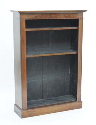 Lot 764 - Victorian mahogany open bookcase