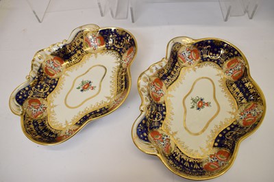 Lot 406 - Chamberlain Worcester part tea and dessert service