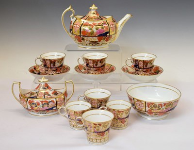 Lot 407 - Chamberlain Worcester Imari pattern part tea and coffee service