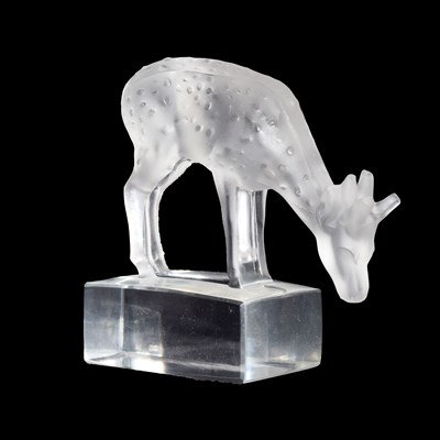 Lot 568 - Lalique young deer 'Daim'