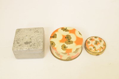 Lot 335 - Two French powder boxes