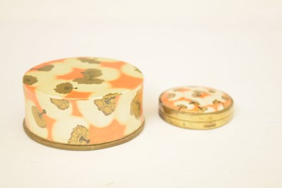 Lot 335 - Two French powder boxes