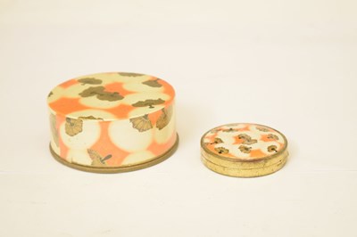 Lot 335 - Two French powder boxes