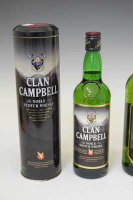 Lot 825 - Clan Campbell, Mackenzie Scotch Whisky and Strathayr Finest Scotch Whisky