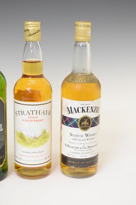 Lot 825 - Clan Campbell, Mackenzie Scotch Whisky and Strathayr Finest Scotch Whisky